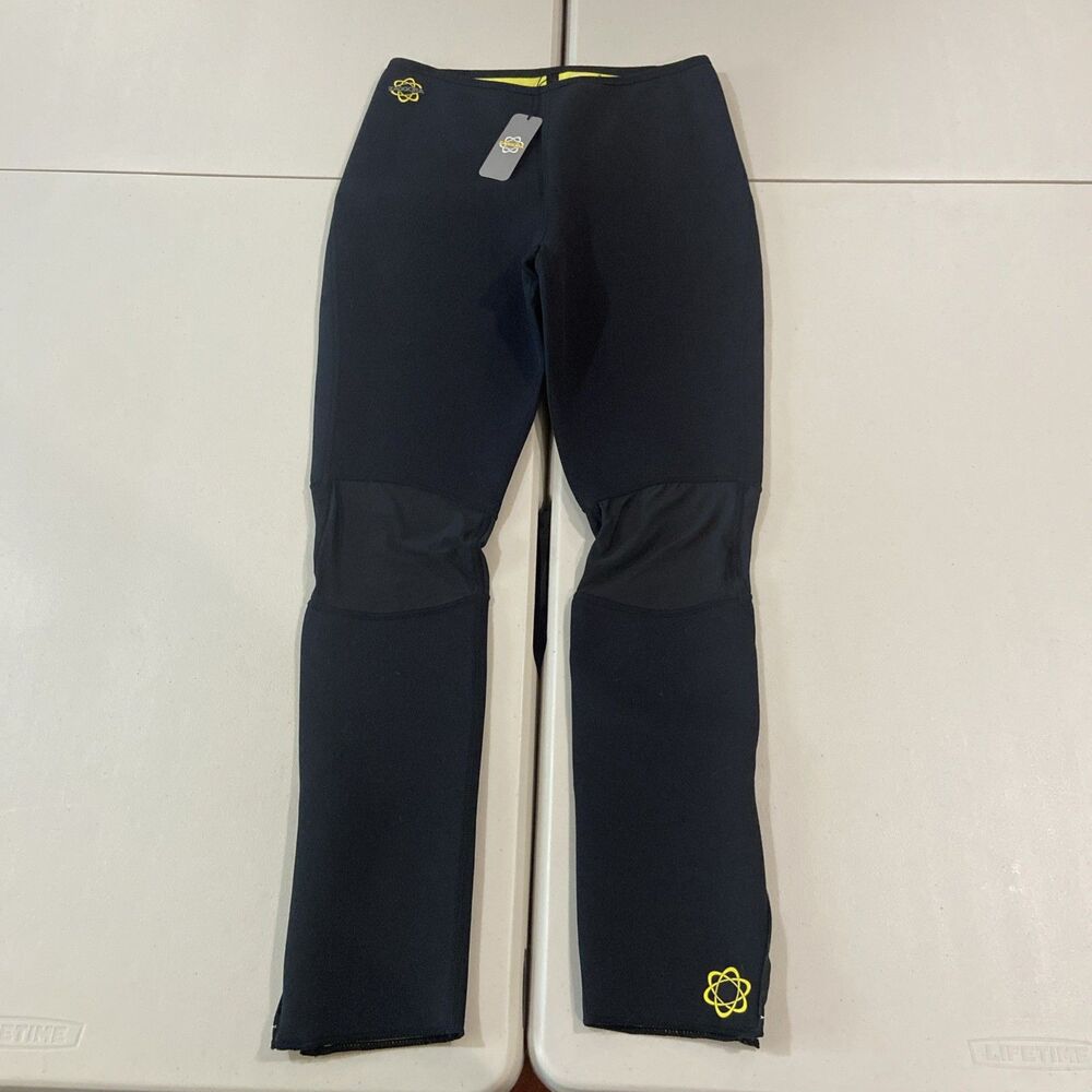 NWT XL Zaggora Flares Hot Pants Black Neoprene Sauna Sweat Weight Loss Workout